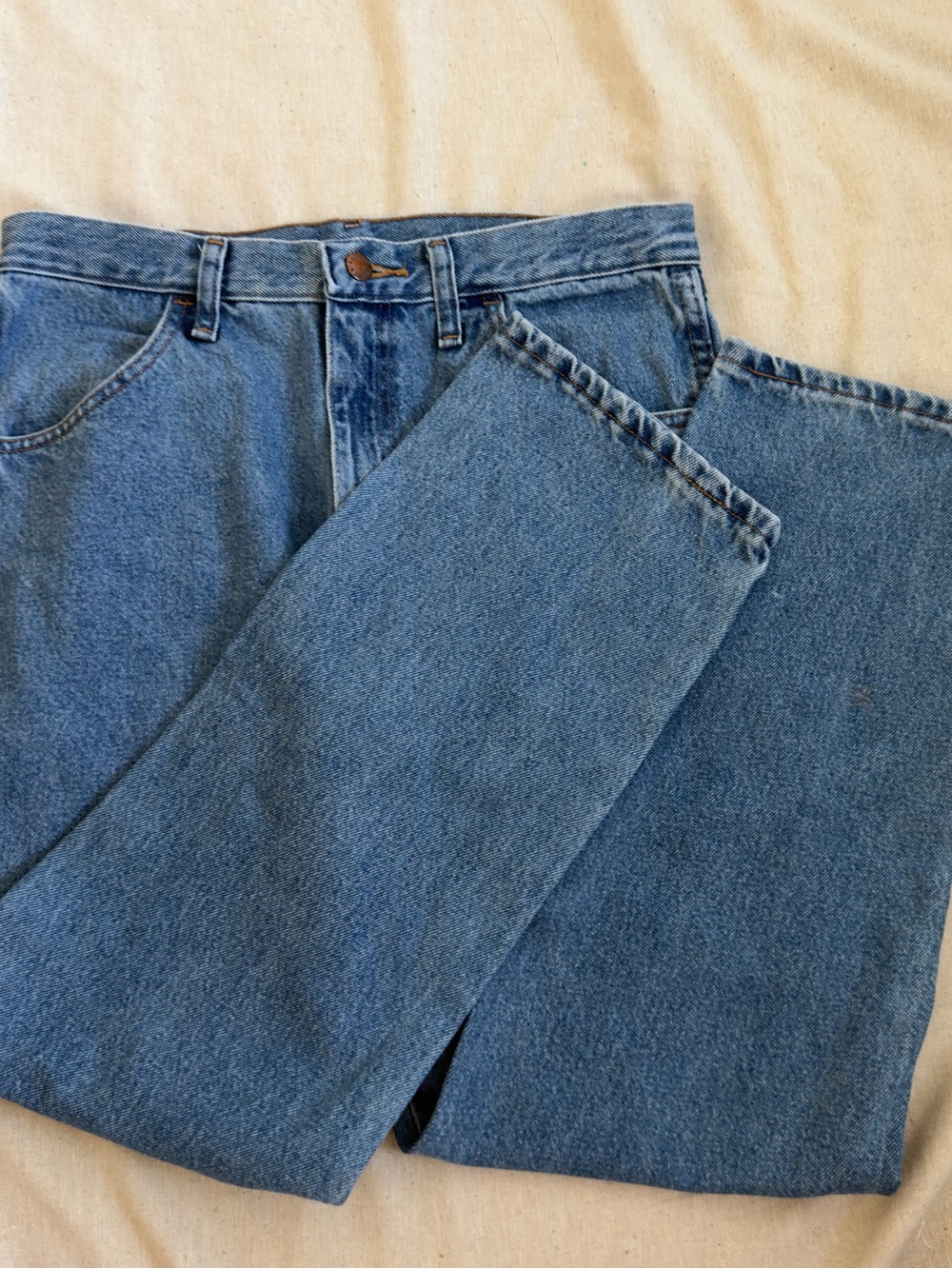 Rustler Men's Blue Straight-Leg Jeans